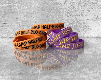 CAMP Half-Blood / CAMP JUPITER Silicone Bracelet