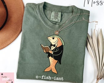 Comfort Colors® Funny O-Fish-Iant Shirt, Fisherman Wedding Officiant Tee, Legalizer of Love Shirt, Minister Organizer Gift