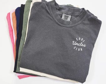Comfort Colors® Cool Uncles Club Shirt, Cool Uncle Shirt, New Uncle Shirt, Gift for Uncle, Pregnancy Announcement Shirt, Funny Uncle Tee