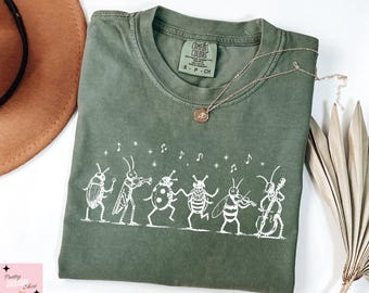 Comfort Colors®  NK Divide Indie Folk Shirt, The Last Of The Bugs Tee, Vintage Insect Music Graphic Tee