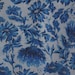 Blue Gentian Flower Feedsack Cloth