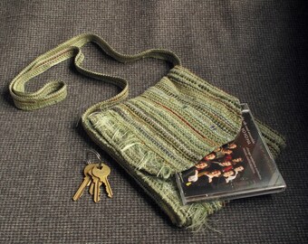 Green Handwoven Bag, TB 101