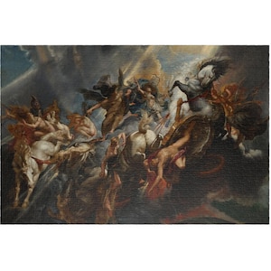 1014 pieces The Fall of Phaeton Puzzle - Rubens Baroque Mythology Jigsaw Puzzle (110, 252, 520, 1014-Piece), Fine Art Puzzle for Adults