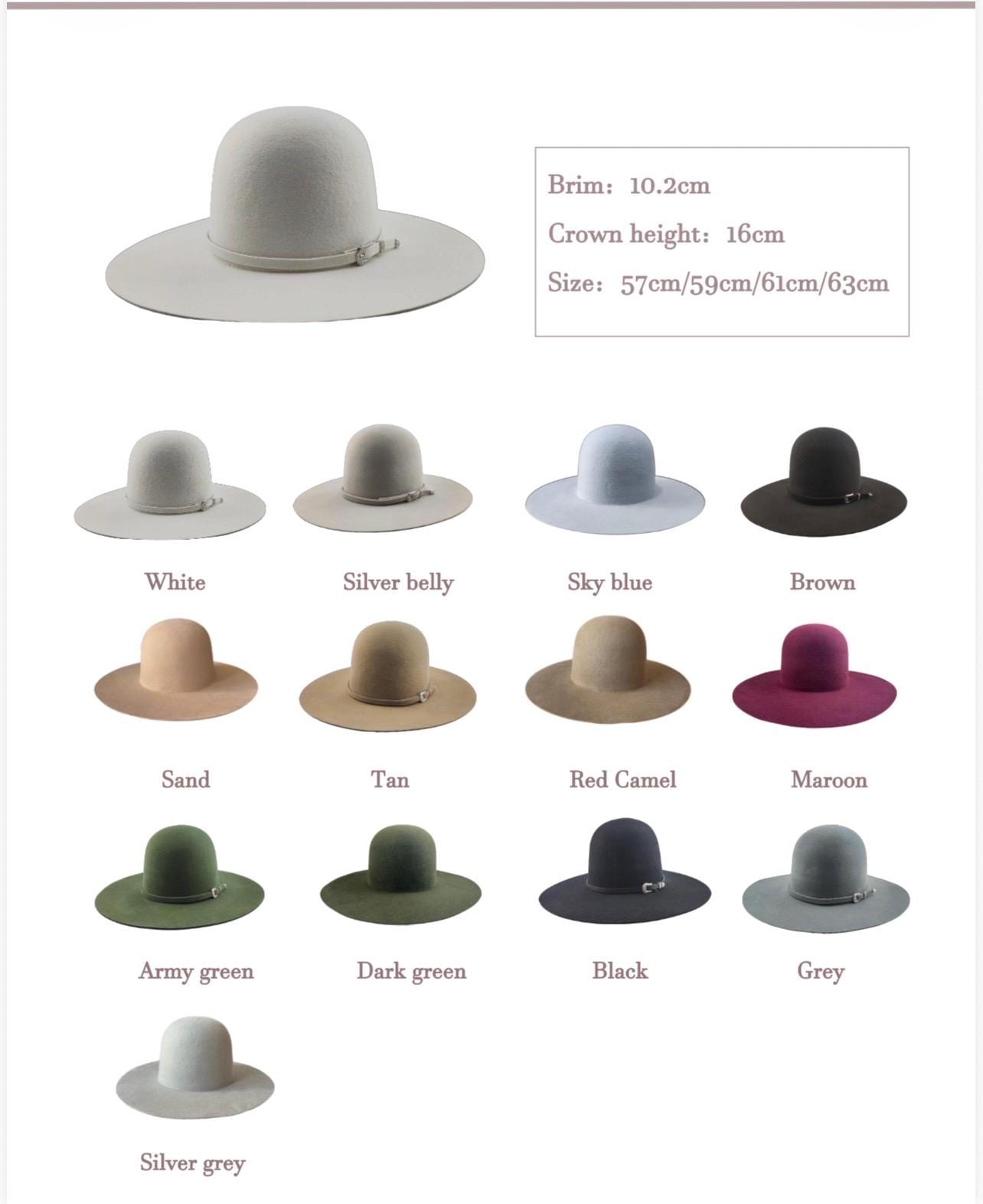 Cappello da cowboy marrone chiaro