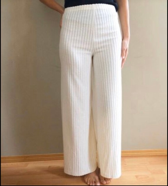 White Sweater Pants | Vintage pants | White Pants|