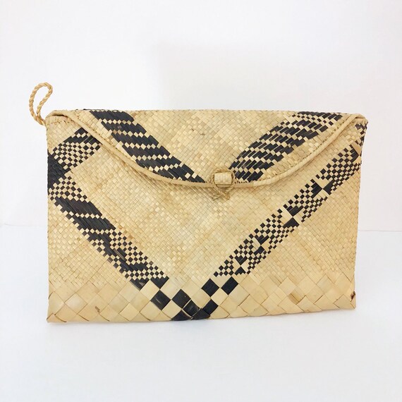 woven clutch purse