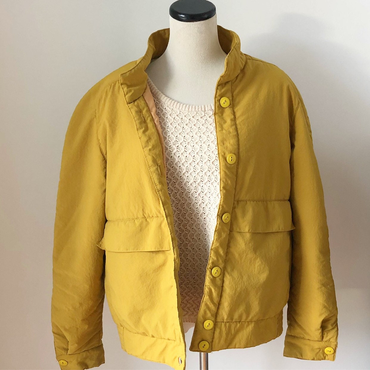 womens mustard coat