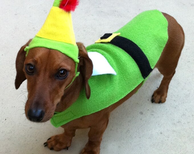 Buddy the ELF Costume for Dogs Etsy