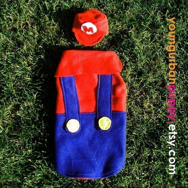 MARIO NINTENDO costume for Dogs Etsy