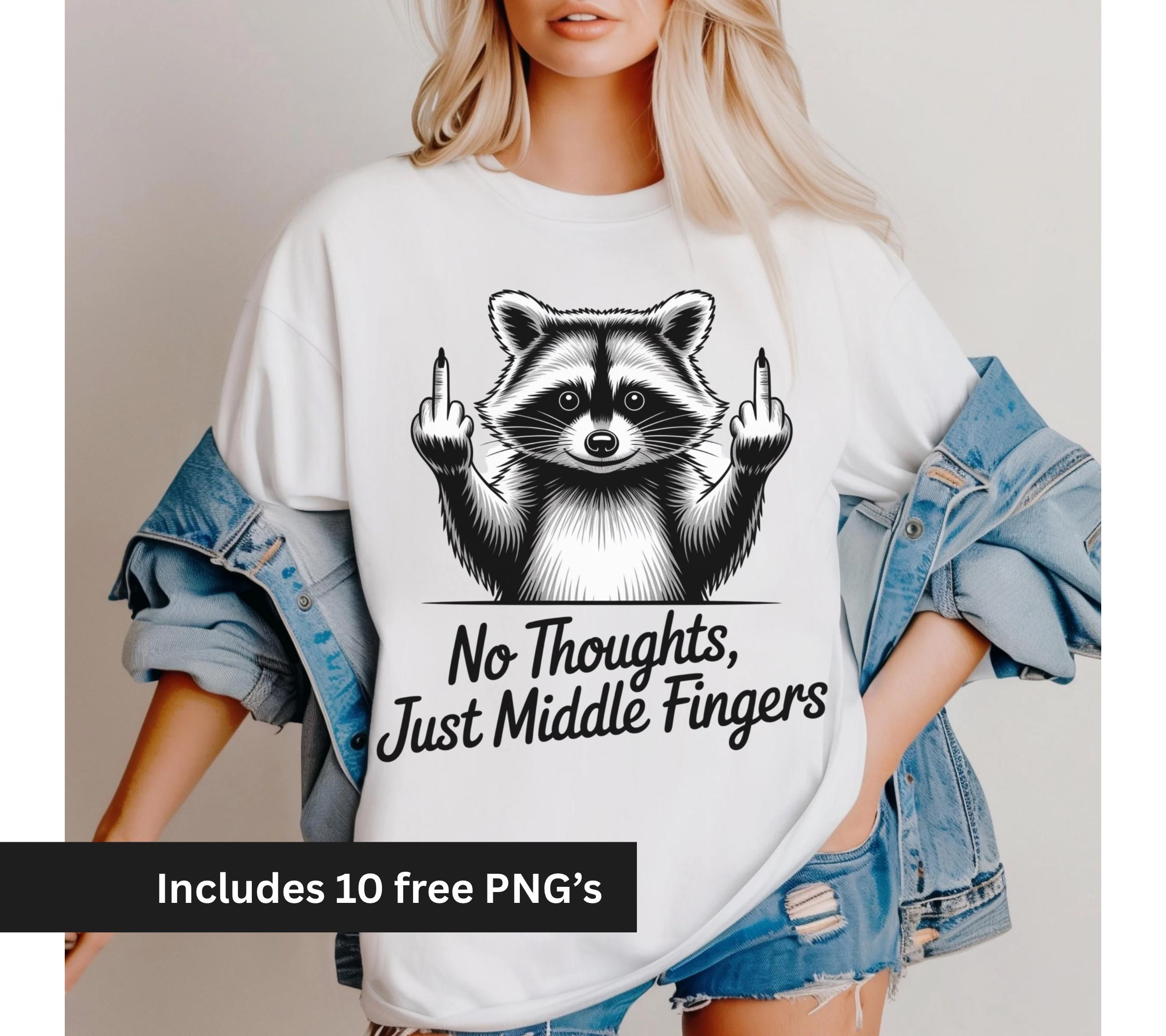 Mittelfinger sarkastische PNG Lustige niedliche Waschbär Png Lustige Tier Psychische Gesundheit Motivation Sarkasmus Trendy Snarky