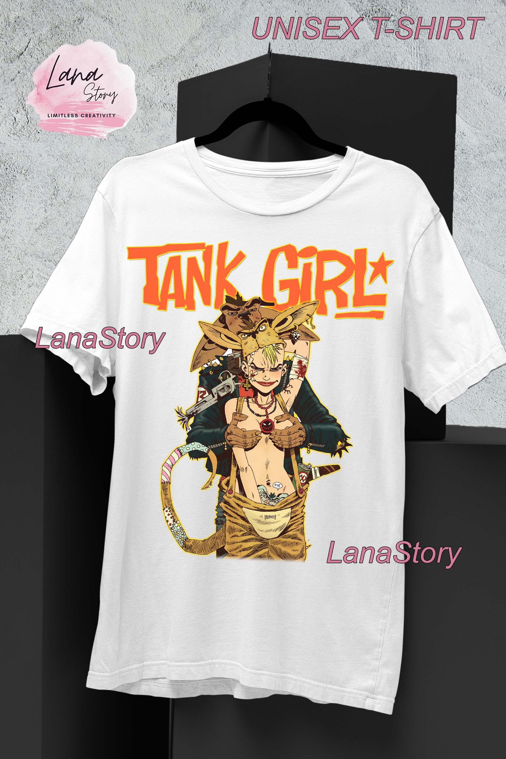 Tank Girl T-shirt, Retro Meme Tee - Etsy