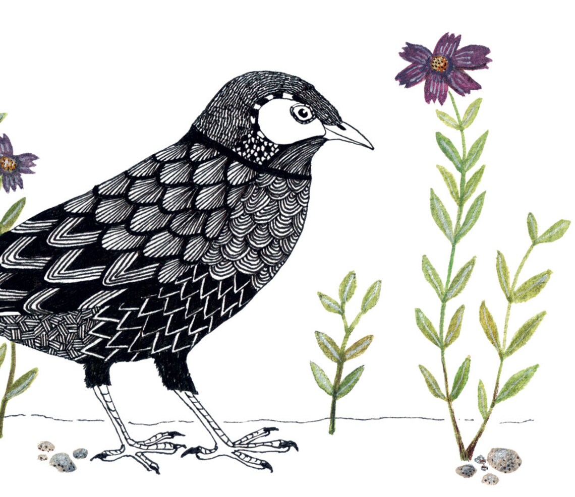 Art Print 5x7 Bird With Purple Flowers Etsy art-print-5x7-bird-with-purple-flowers-etsy