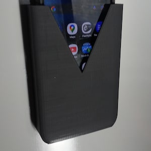 Boat/RV Cell Phone Holder - Interior dimensions:  3 1/4&quot; W x 1/2&quot; D x 5&quot; H