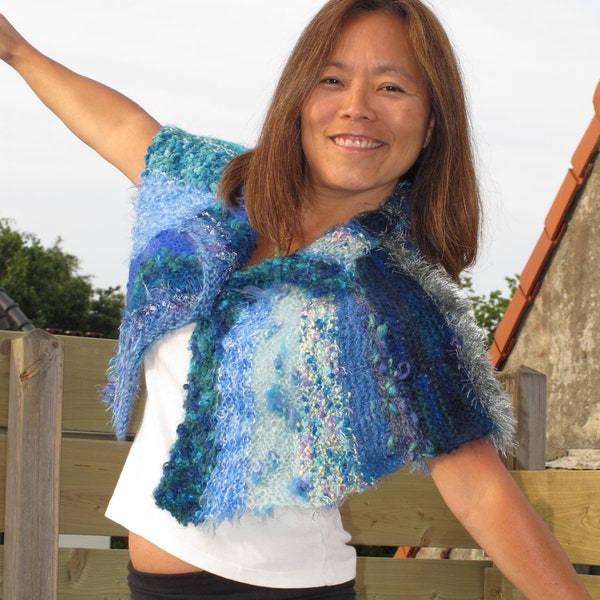 Capelet of Many Colours and Fibres - PDF pattern only