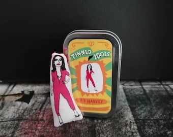 PJ Harvey Mini Andenken Geschenkdose - Tinned Idol