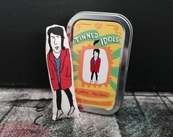NOEL FIELDING - Inspired mini fabric doll in keepsake collectable gift tin