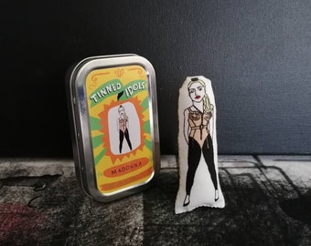 Madonna Mini-Figur und Zinn-Andenken