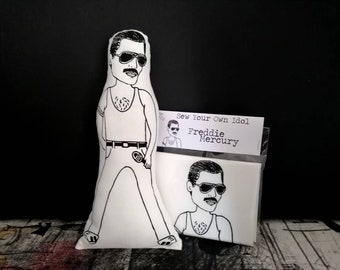 Freddie Merkur Bastelset - Näh Dir Dein eigenes Idol Set