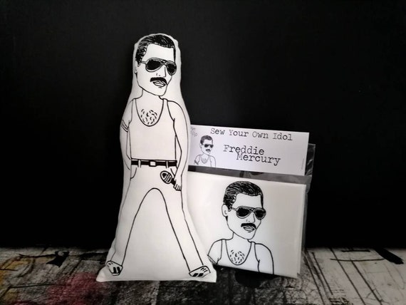 Freddie Mercury Craft Kit Sew Your Own Idol Doll Kit queen - Etsy