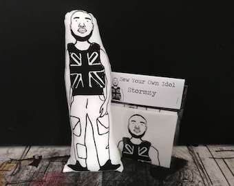 Stormzy Sew Your Own Mini Cushion Plush Doll