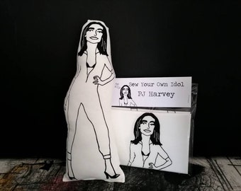 PJ Harvey Sew Your Own Doll mini cushion craft kit