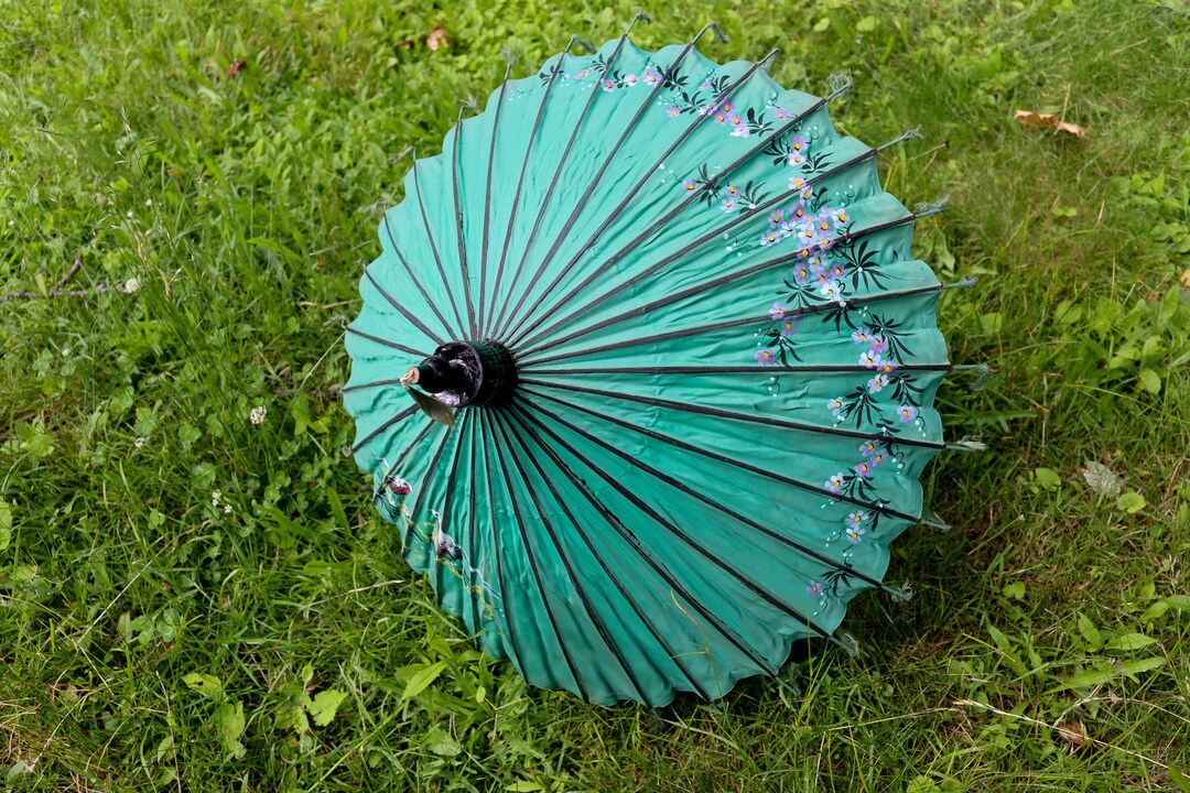 Antique Japanese Parasol Etsy