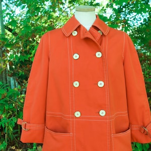 Misty Harbor 70s Orange Raincoat