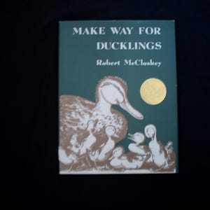 1969 Make Way for Ducklings by Robert McCloskey Caldecott Medal