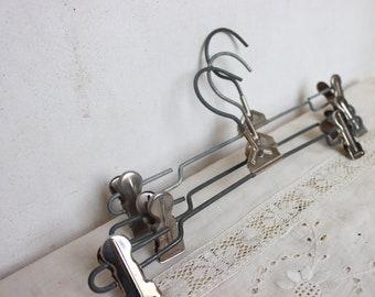 3 Vintage Metal Pants Hangers