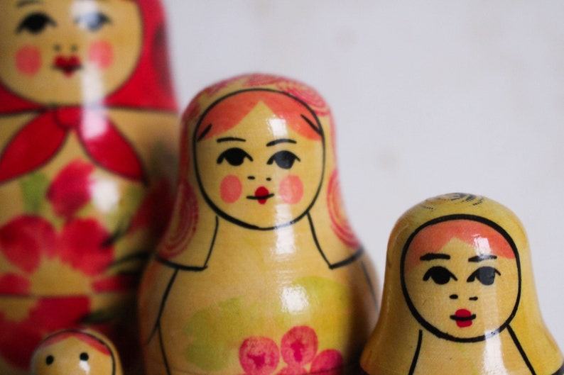 vintage matryoshka dolls