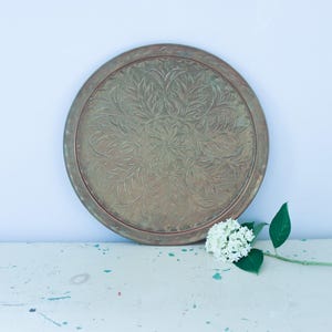 Mid Century Brass Tray