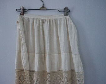 20s Vintage Crochet Apron