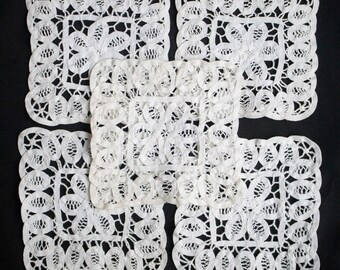 Hardinger Lace Squares x 5