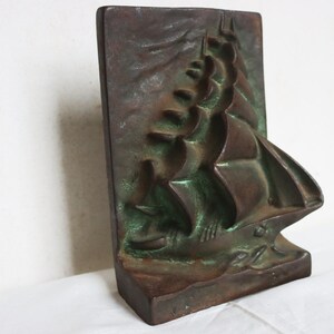 Antique Schooner Door Stop or Bookend