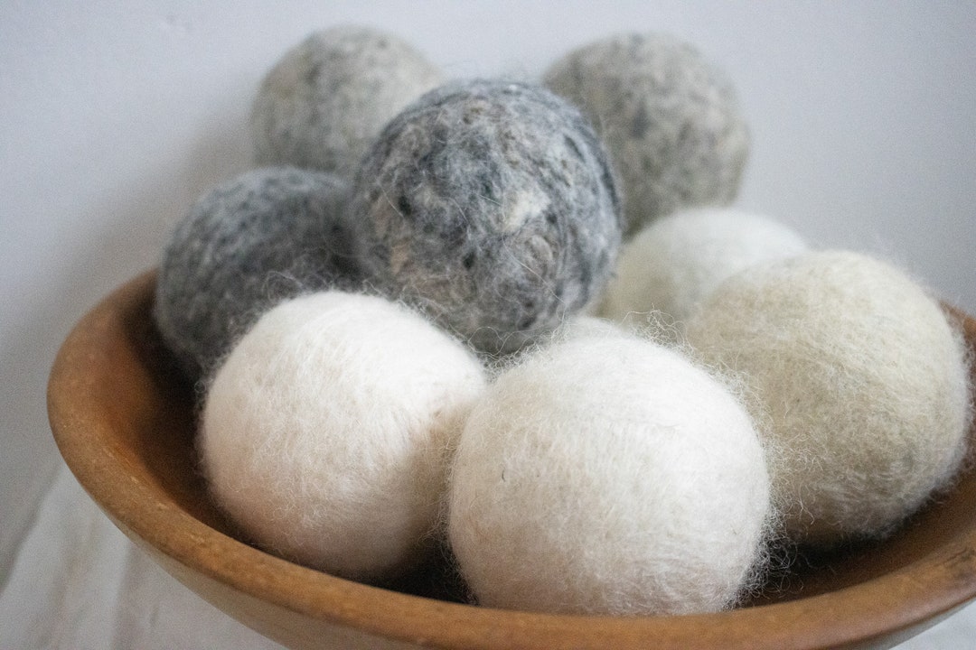 Premium Wool Dryer Balls Made in Maine Etsy
