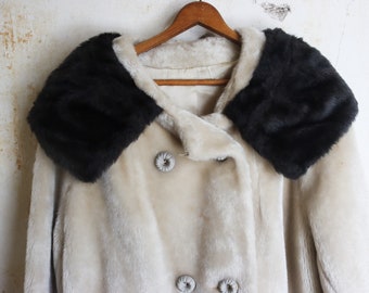 Teddy Bear 50s Faux Fur Swing Coat