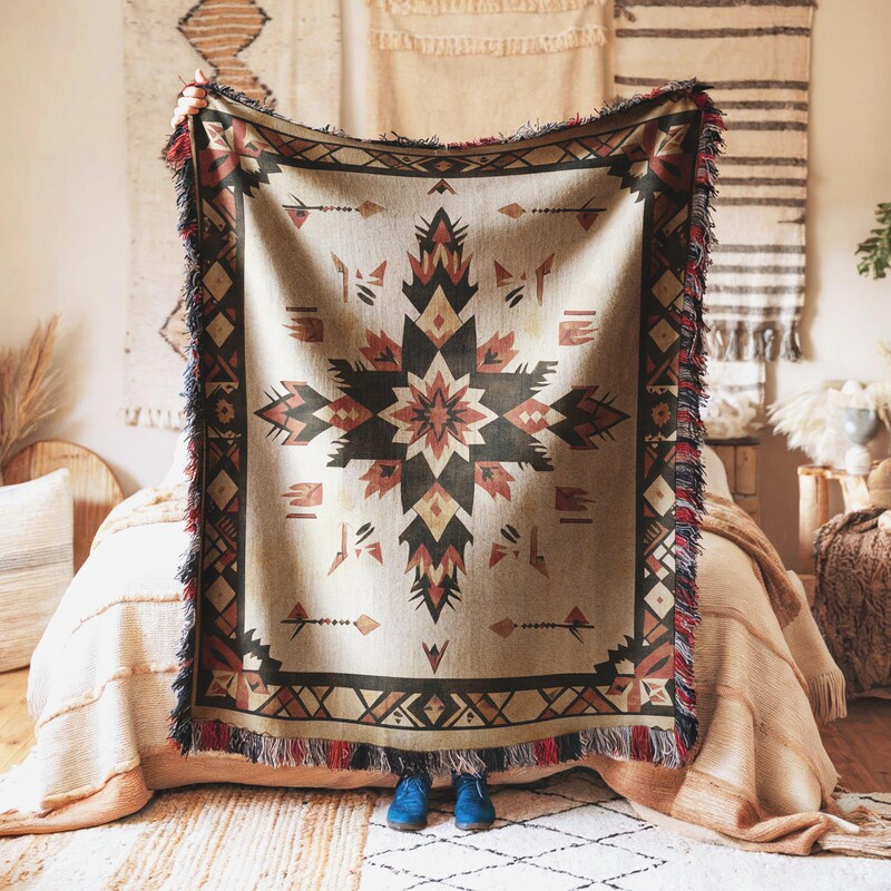 Tribal Elegance Quilted Blanket NCU0TH695