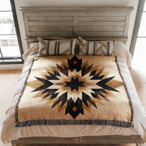 Throw Blanket Cozy Southwestern Geometric Bohemian Tribal Aztec Print Warm Decorative for Bed Sofa Living Room Bedroom Perfect Gift Idea