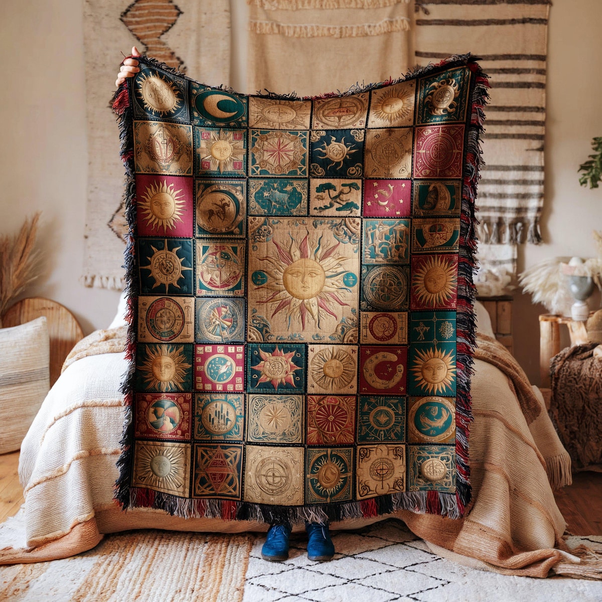 Woven Celestial Blanket