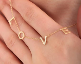Personalized Sterling Silver Name Necklace: Custom Jewelry Gift