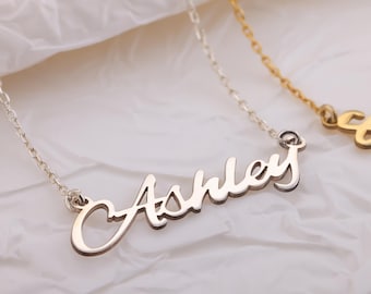Sterling Silver Custom Name Necklace: Personalized Jewelry Gift