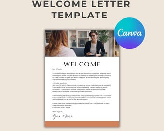 Consultant Welcome Letter Template: Editable Client Onboarding Email