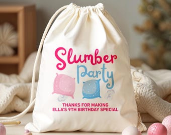 Slumber Party Favor Bag - Thanks For Making Birthday Special Favor Bag - Birthday Party Favor Bags - Kids Party Favor Bag