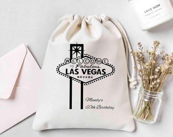 Custom Las Vegas Hangover Kit - Welcome to Las Vegas - Vegas Theme Hangover Kit - Las Vegas Trip Bags - Welcome Fabulous bags- Mothersday