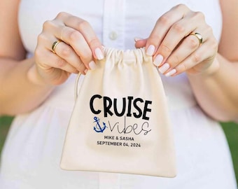 Cruise Vibes 2025 Bag - Cruise Vacation Drawstring Bag - Cruise ship survival bag - Cruise Gift Bag - Cruise Backpack- spring gifts