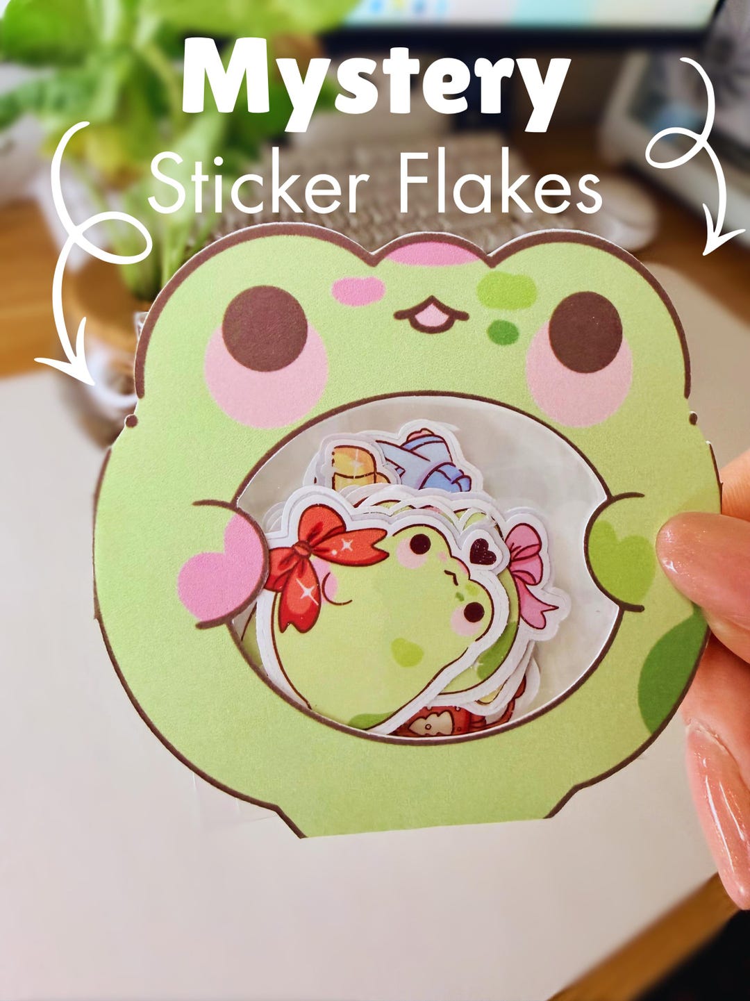 Mystery Frog Stomach Vinyl Sticker Flakes - Kawaii Gift - Etsy