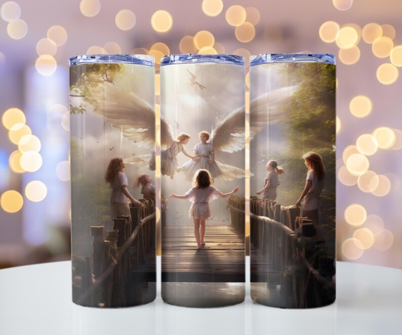 Angel designs (Variety) 20 oz stainless steel tumbler Angel