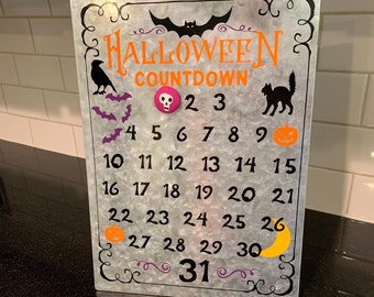 Halloween Countdown Calendar