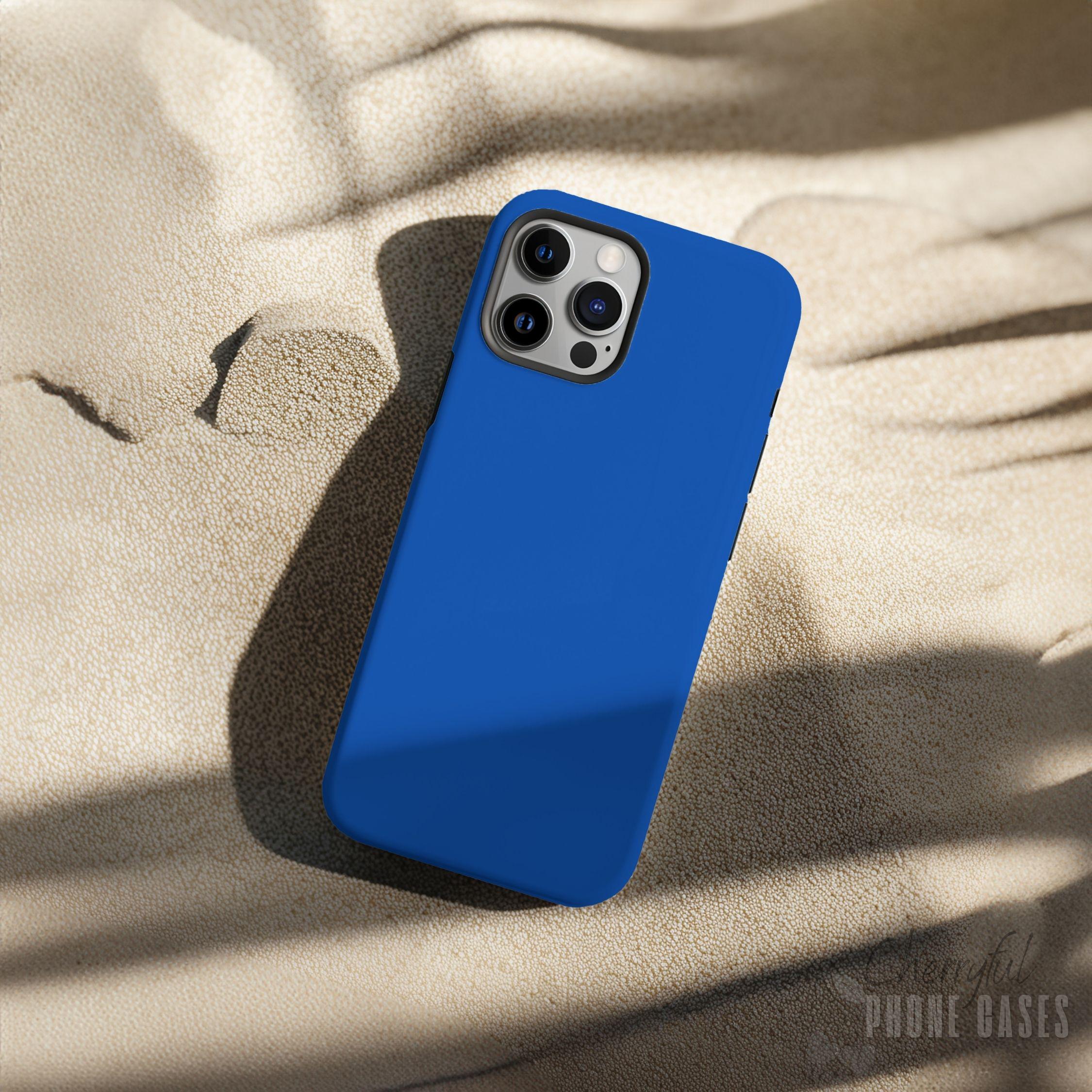Cobalt Blue - Phone Case From Solid Minimalist Collection - Tough Glossy or  Matte Protective Cover for iPhone / Samsung Galaxy Models - Etsy