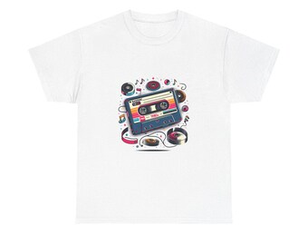 Uniseks zwaar katoenen T-shirt